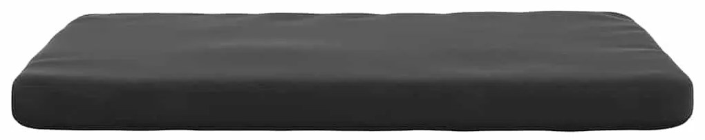 vidaXL Μαξιλάρια καθισμάτων 4 pcs Μαύρο 40 x 40 x 3 cm Βελούδο
