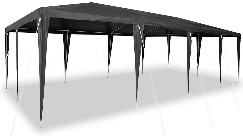 vidaXL Κιόσκι Πάρτι Ανθρακί 8x4 μ PE