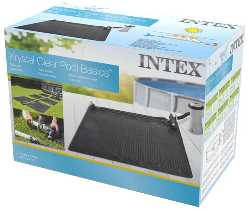 INTEX Χαλάκι Ηλιακής Θέρμανσης Μαύρο 1,2 x 1,2 μ. από PVC 28685