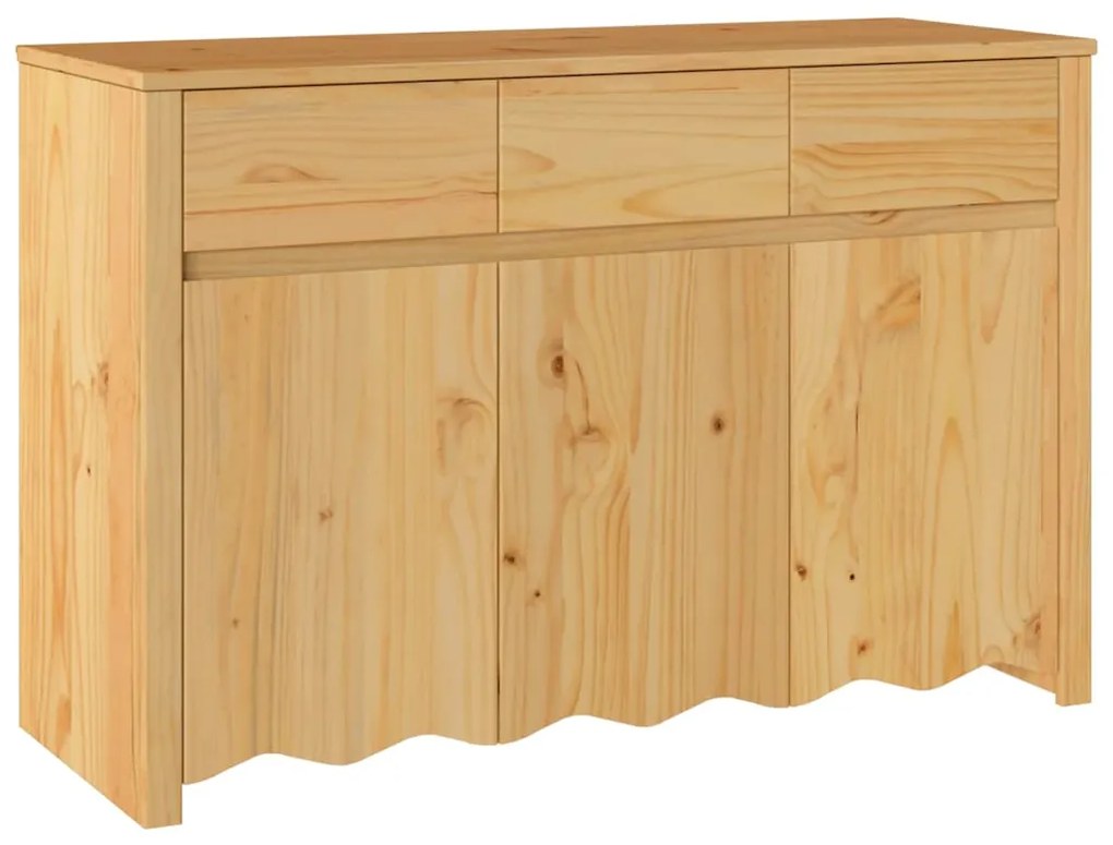 vidaXL Καφέ 114 x 43 x 75.5 εκ Μασίφ ξύλο πεύκου