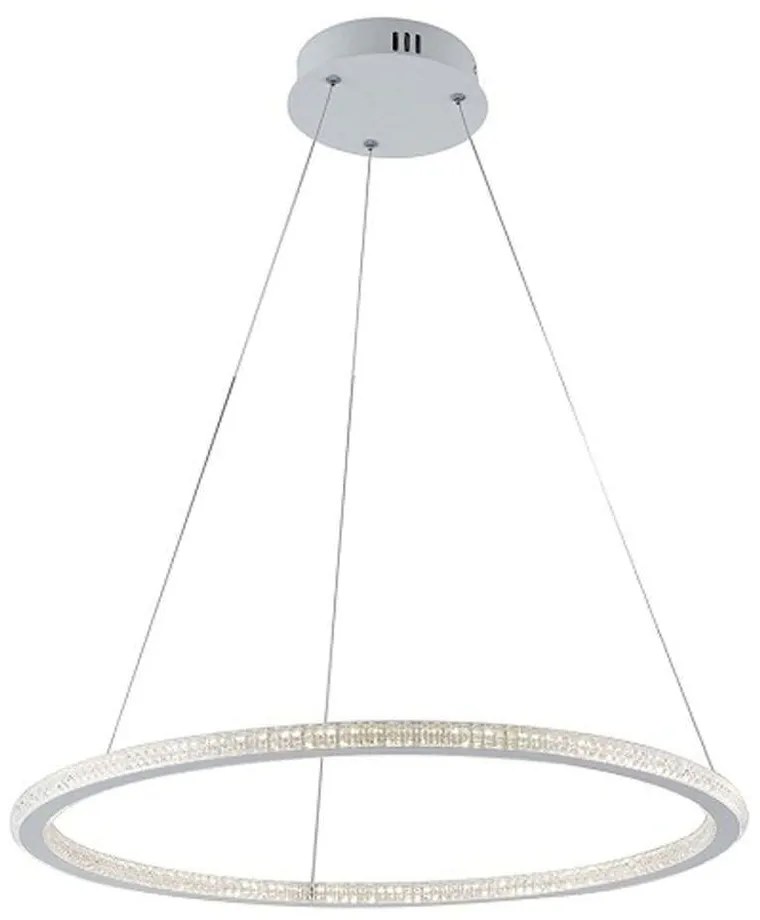 Φωτιστικό Οροφής Bryant LED-BRYANT-S1C 45W Led Φ60cm 150cm White Luce Ambiente Design Aluminium
