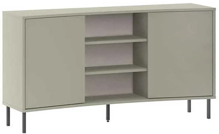 Μπουφές Frem Megapap χρώμα ash green 150x40x81εκ.