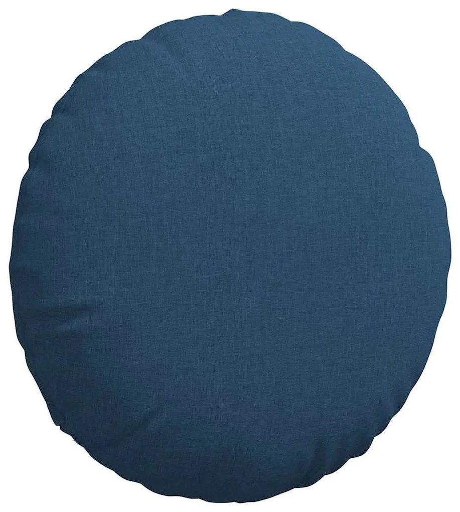 vidaXL Μαξιλάρια καθισμάτων 2 pcs Μπλε Ø80 x 29 εκ ύφασμα