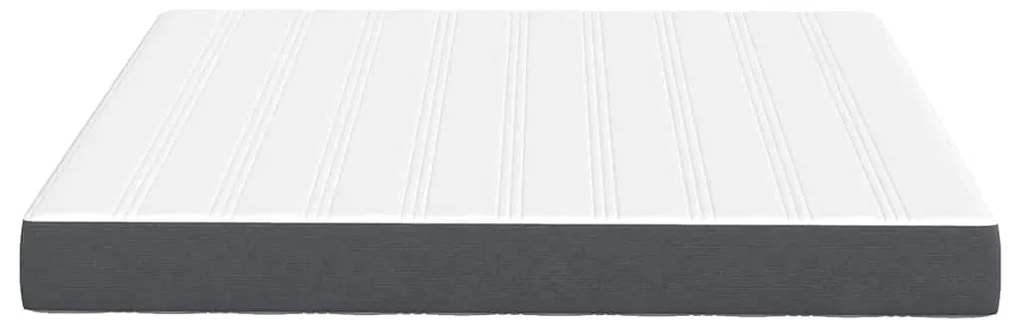 vidaXL Στρώμα Κρεβατιού με στρώμα Γκρι 180 x 200 cm ύφασμα