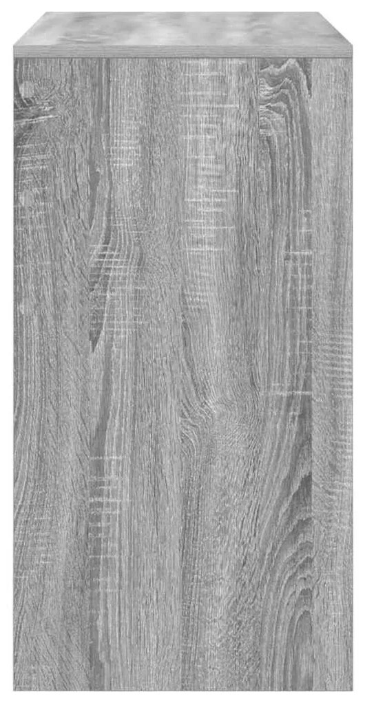 vidaXL Γραφείο Γκρι sonoma 80 x 40 x 76 εκ. Επεξεργασμένο ξύλο