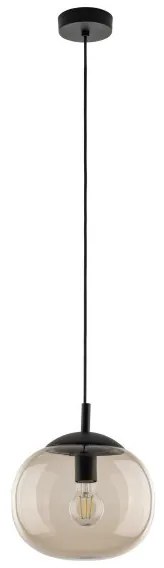 Κρεμαστό Φωτιστικό Οροφής 30cm E27 15W IP20 Vibe TK Lighting-4677-Μαύρο 4677