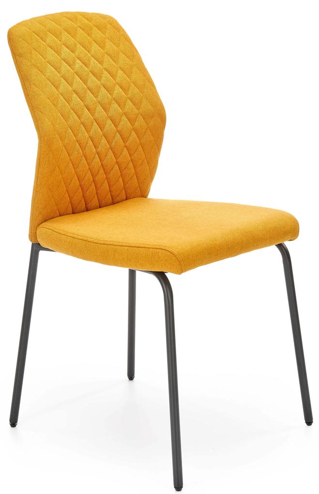 60-21252 K461 chair mustard DIOMMI V-CH-K/461-KR-MUSZTARDOWY, 1 Τεμάχιο