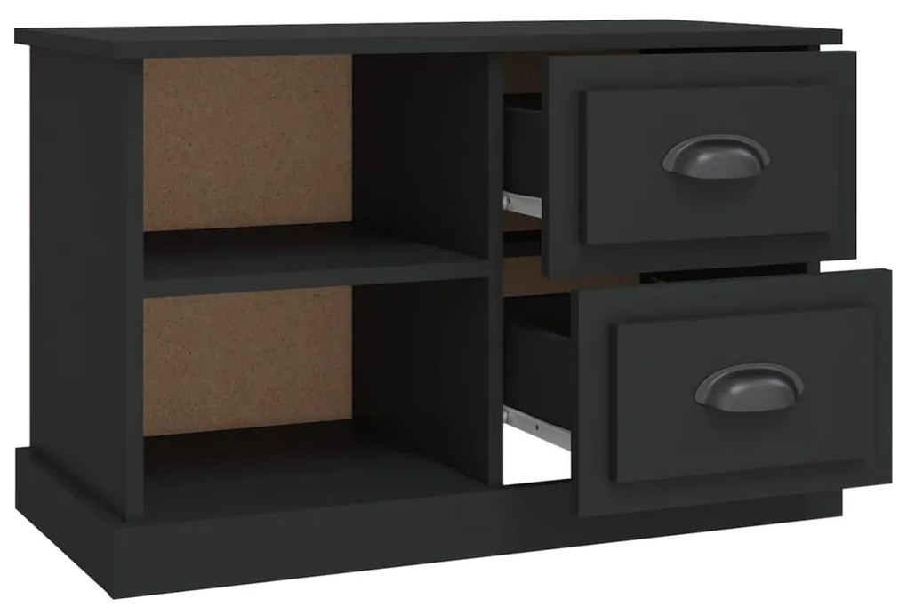 vidaXL Έπιπλο Τηλεόρασης Μαύρο 73x35,5x47,5 εκ. Επεξεργασμένο Ξύλο