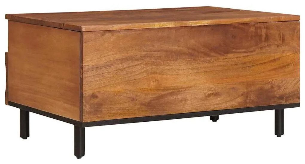 vidaXL Τραπεζάκι σαλονιού Καφέ 80 x 54 x 40 εκ Στερεό ξύλο μάνγκο