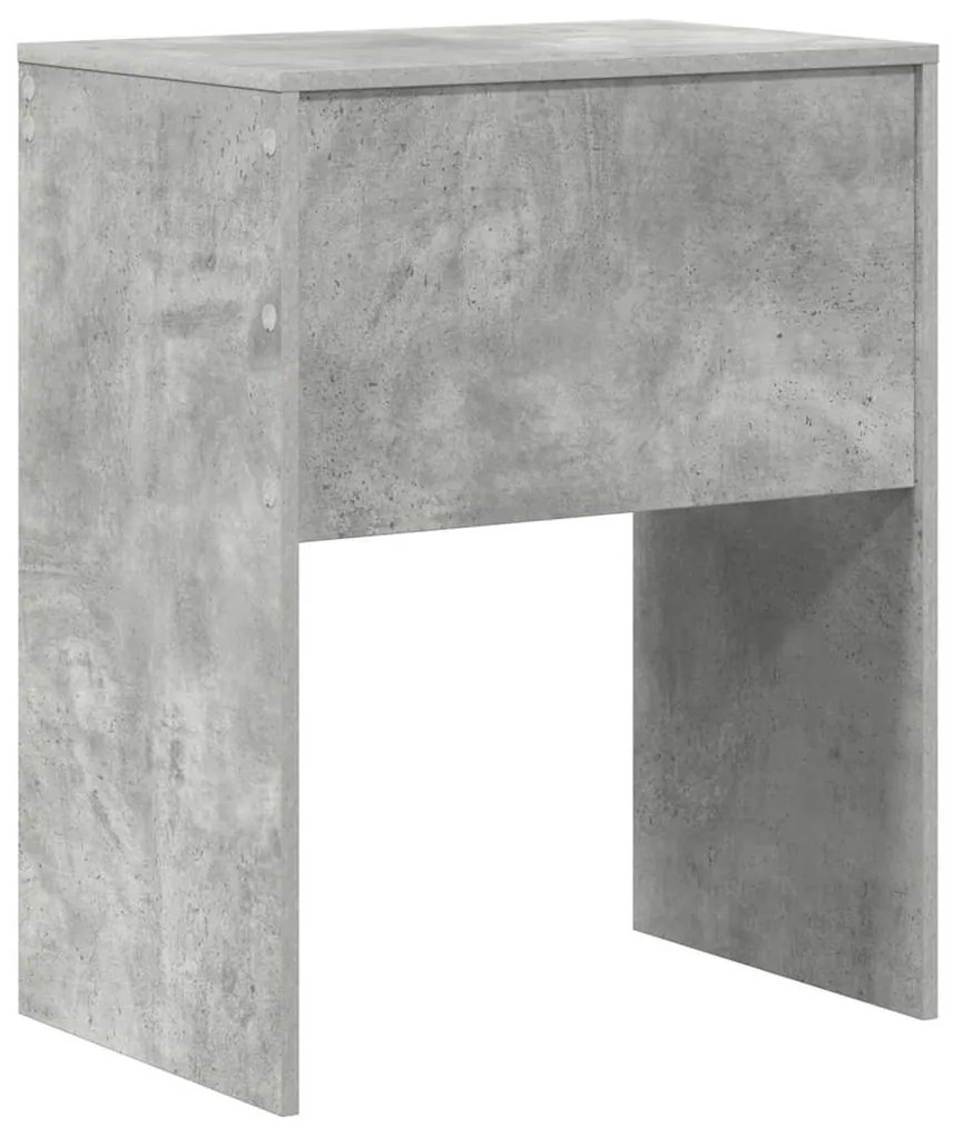 vidaXL Γραφείο Γκρι σκυροδέματος 60 x 40 x 76 εκ. Επεξεργασμένο ξύλο