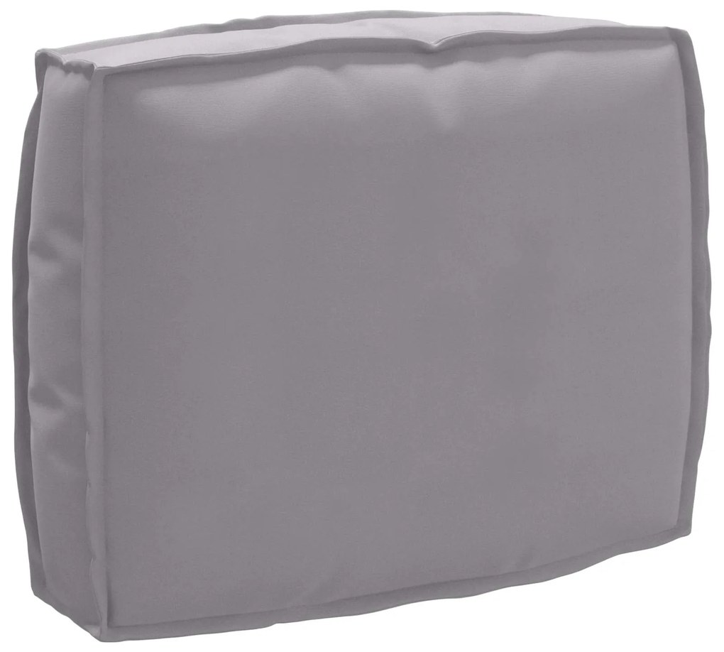 Μαξιλάρι Γκρι 50 x 40 x 12 cm Ύφασμα Όξφορντ