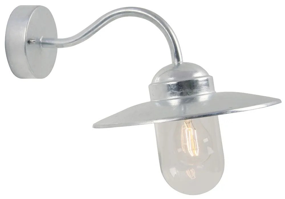 Φωτιστικό Τοίχου Luxembourg 22671031 42x11cm 1xE27 60W IP54 Steel Nordlux Steel,Glass