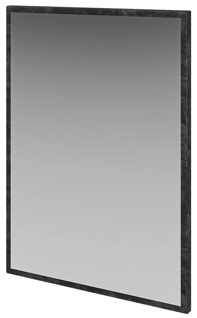 ORLY Καθρέπτης Τοίχου με Nimphea Alba/Dark Concrete Ξύλινο Πλαίσιο 60x80cm
