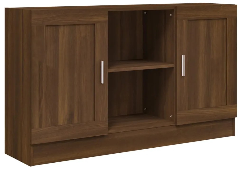 vidaXL Μπουφές Καφέ Δρυς 120 x 30,5 x 70 εκ. από Επεξεργασμένο Ξύλο