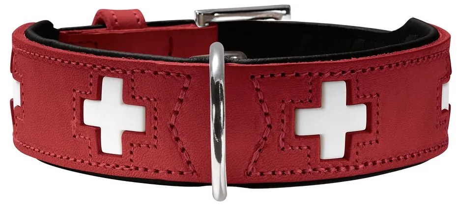 Κολλάρο Σκύλου Hunter Swiss Κόκκινο/Μαύρο (41-49 cm)