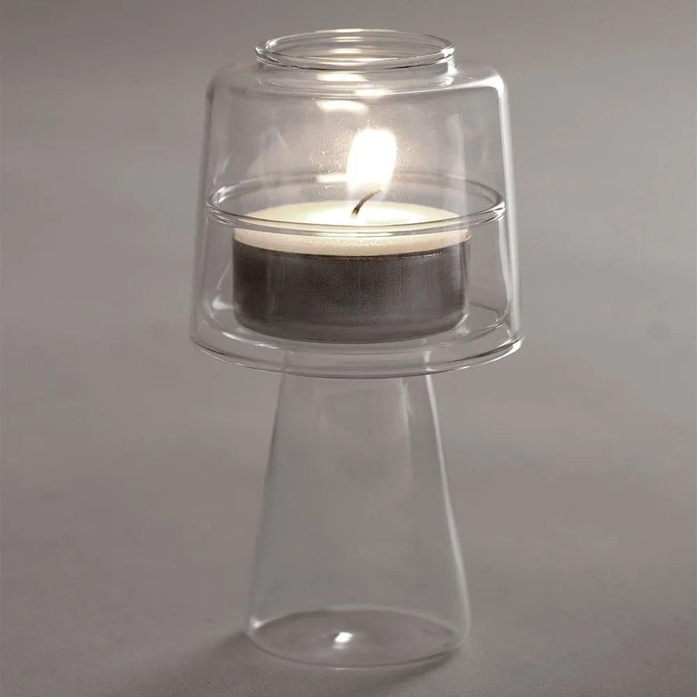Κηροπήγιο - Ρεσώ Mushroom H12 B0813575 Clear Serax Glass