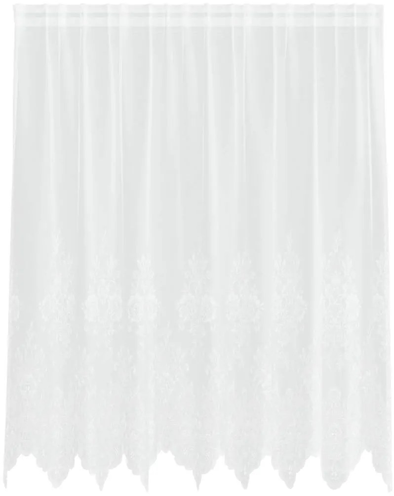 vidaXL Κουρτίνες με κουρτίνες Λευκό 200 x 140 cm Πολυεστέρας