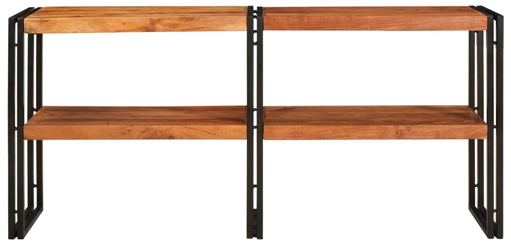 vidaXL Τραπέζι κονσόλας 160x33x75 εκ. Μασίφ χοντροκομμένο ακακία