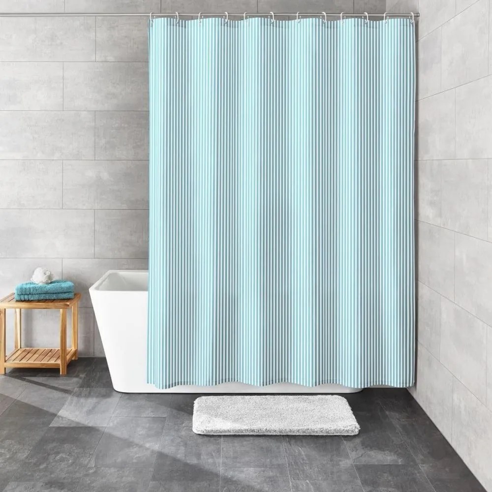 Κουρτίνα Μπάνιου Sanna 4935 649 Opal Green Kleine Wolke 180Πx200Υ Πολυέστερ