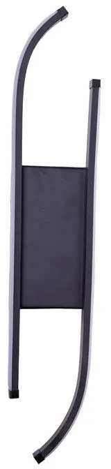 Φωτιστικό τοίχου-απλίκα Yalin led μαύρο μέταλλο 15x4x30εκ 15x4x30 εκ.