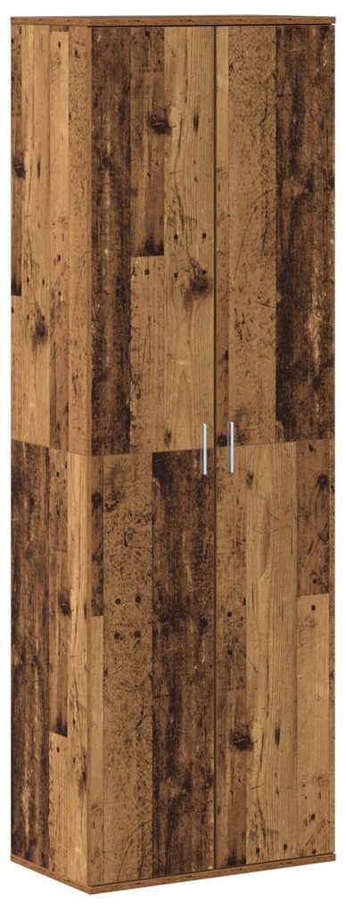vidaXL Υψηλή Ντουλάπα Παλιό Ξύλο 60x35x180 cm Κατασκευασμένο Ξύλο