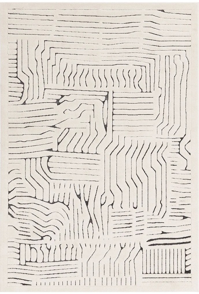 Χαλί Valley Route Ivory-Charcoal Asiatic London 160X230cm