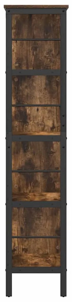 vidaXL Ράφι Βιβλίων Καπνιστό Δρύς 82 x 32 x 144,5 εκ.