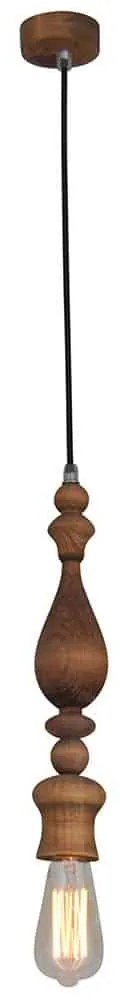 Φωτιστικό Οροφής Κρεμαστό HL-030R-1 77-2726 Melody Aged Wood  Homelighting Wood