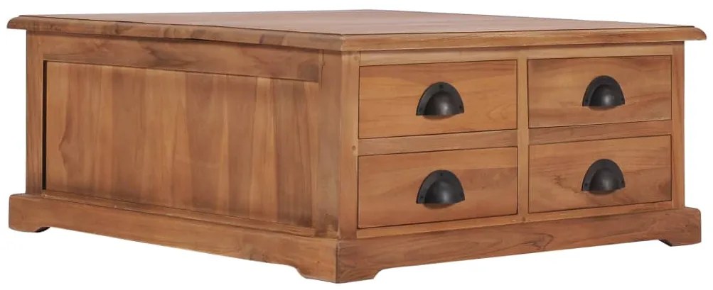 vidaXL Τραπεζάκι Σαλονιού 68 x 68 x 30 εκ. από Μασίφ Ξύλο Teak
