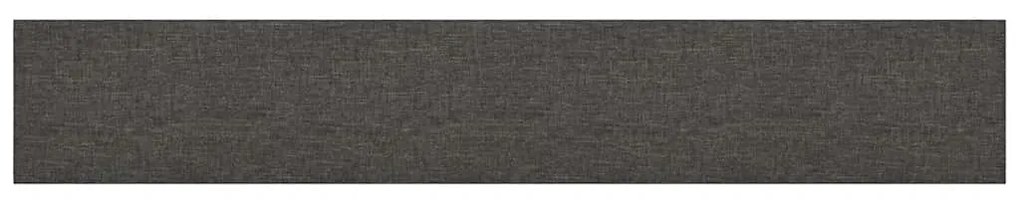 vidaXL Πάνελ Τοίχου 12 τεμ. Σκούρο Γκρι 90 x 15 εκ. 1,62 μ Υφασμα