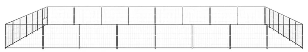 Σπιτάκι Σκύλου Μαύρο 56 μ² Ατσάλινο - Μαύρο