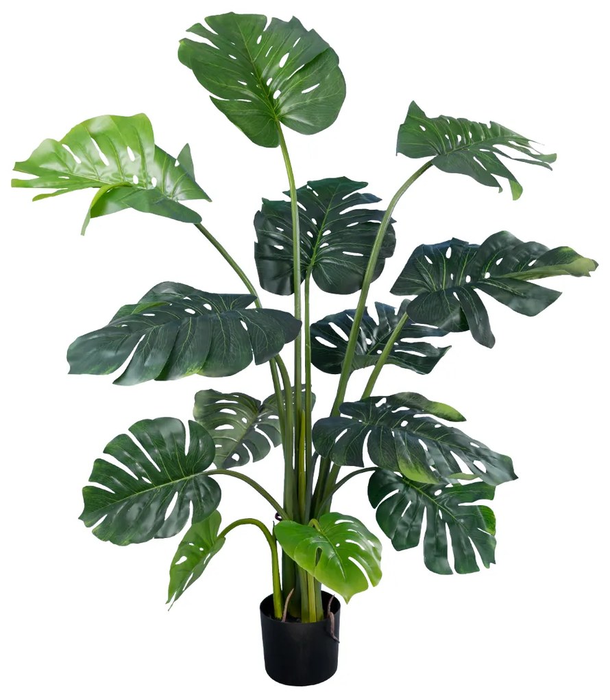 GloboStar® Artificial Garden MONSTERA 20003 Τεχνητό Διακοσμητικό Φυτό Μονστέρα Υ150cm