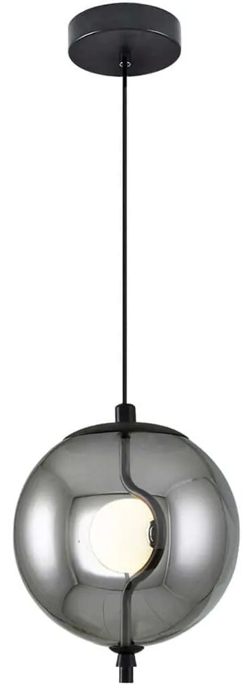 Φωτιστικό Οροφής 701CHD1643 Φ24x120cm 1xG4 10W Grey-Black Opviq