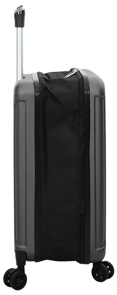 vidaXL Βαλίτσα Σκούρο γκρι 34 x 23 x 55.5 εκ. ΑΒΣ Πλαστικό