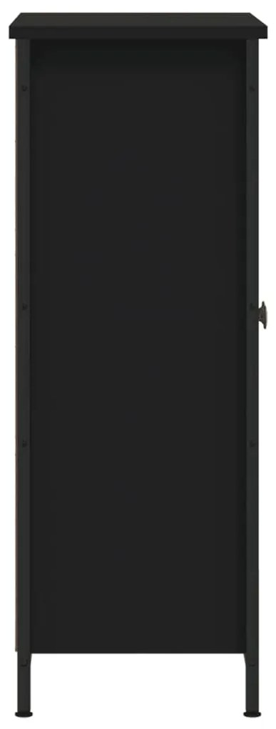 vidaXL Ντουλάπι Μαύρο 70 x 30 x 80 εκ. από Επεξεργασμένο Ξύλο