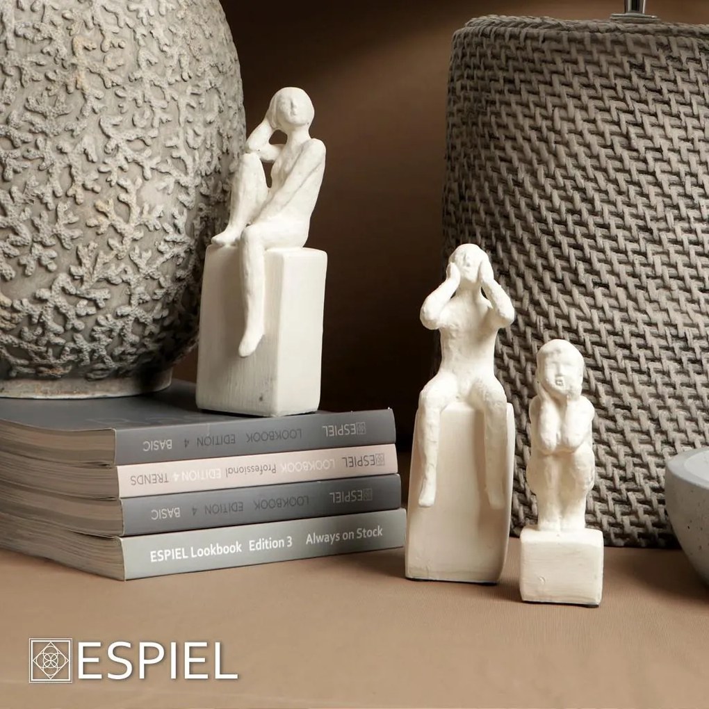 Βάζο γκρί κεραμικό 18,5x18,5x31,5cm