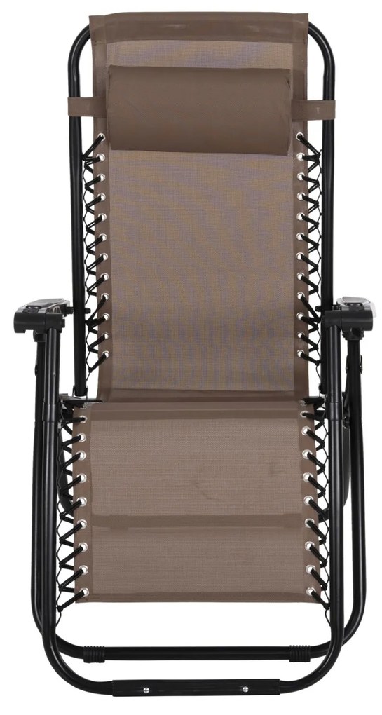 Καρέκλα - Πολυθρόνα RELAX COMPANION C5095.14 Μαύρο Μέταλλο με Σαμπανί Textiline 67x145x110Υεκ. 2αδα 67x145x110 εκ.