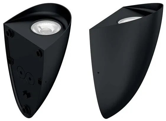 Απλίκα Φωτιστικό Τοίχου LED 8W Μαύρο IP65 Vendela VENDELA Elstead Lighting-VENDELA-Μαύρο VENDELA
