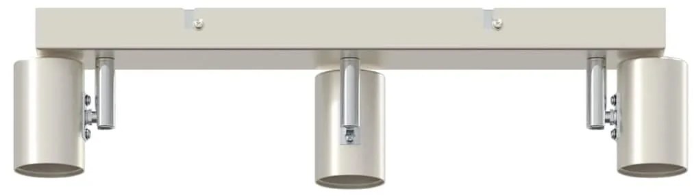 vidaXL Σποτ οροφής Βουρτσισμένο νικέλιο 38 x 6.5 x 11.5 εκ Ατσάλι