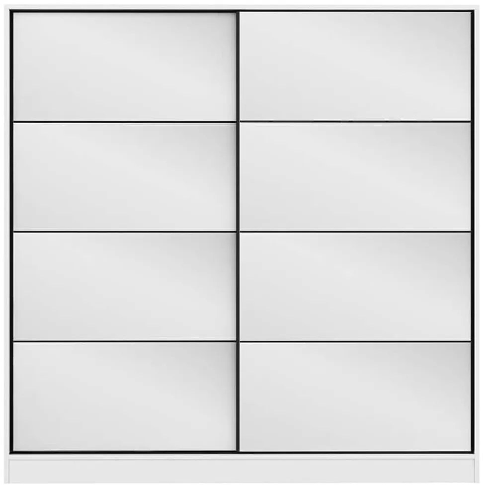 Ντουλάπα Δίφυλλη Kale 506MNR2781 180x60x190cm White Δίφυλλη