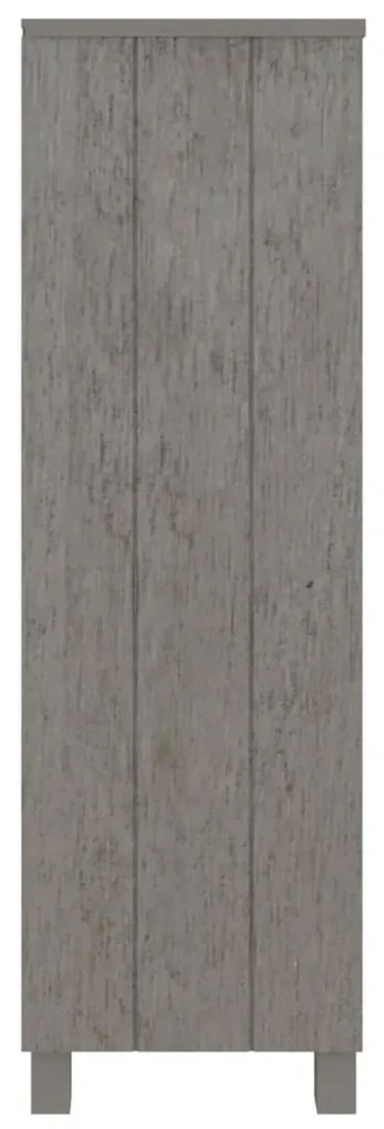 Βιβλιοθήκη HAMAR Αν. Γκρι 85 x 35 x 112 εκ. Μασίφ Ξύλο Πεύκου 340487