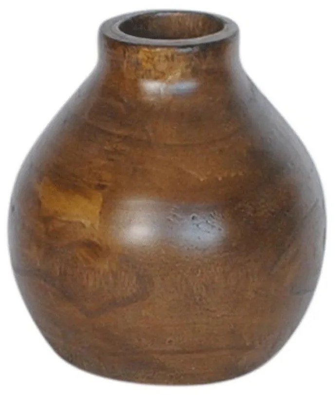 Βάζο Mango 00.07.75504 Φ20x23cm Brown Wood