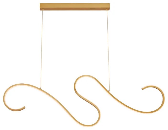 Φωτιστικό Οροφής LED Aca Calista YL1809LEDPGD Gold