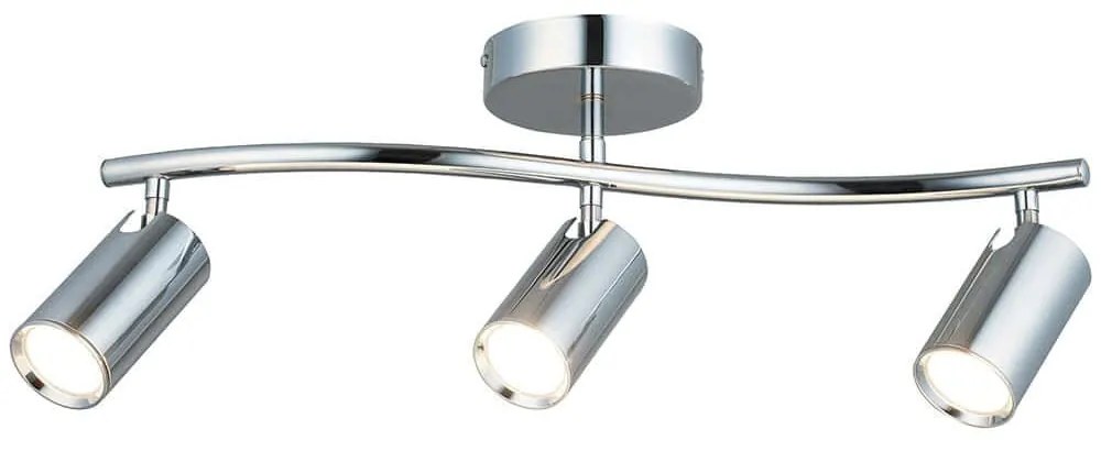 Φωτιστικό Οροφής - Σποτ Spotte 341LCA1221 55x25cm 3xGU10 7W Silver Opviq