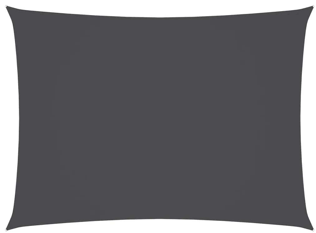 vidaXL Πανί Σκίασης Ορθογώνιο Ανθρακί 2,5 x 4 μ. από Ύφασμα Oxford