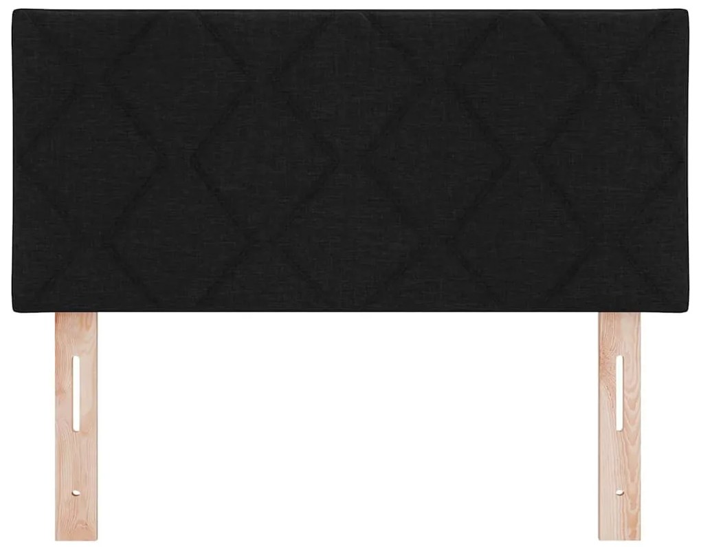 vidaXL Υφασμάτινο Κεφαλάρι Geometric με κεφαλάρι Μαύρο 100 cm ύφασμα