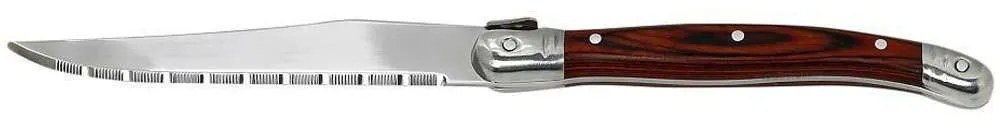 Μαχαίρι Κρέατος Antique STK112K12 23cm Brown-Silver Espiel Steel,Plastic