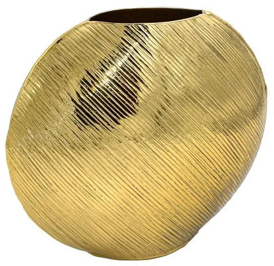 Βάζο Μεταλλικό FL7795 Fylliana Χρυσό 25x10x22 εκ. 25x10x22 εκ.