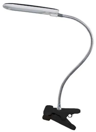 Φωτιστικό Γραφείου με Τσιμπίδα και Σπιράλ LED 5W 4000K BAZ2 ACA-15205LEDBKC-Μαύρο 15205LEDBKC