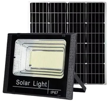 Foyu Στεγανός Ηλιακός Προβολέας LED 500W IP67 με Ηλιακό Πάνελ και Τηλεχειριστήριο F30